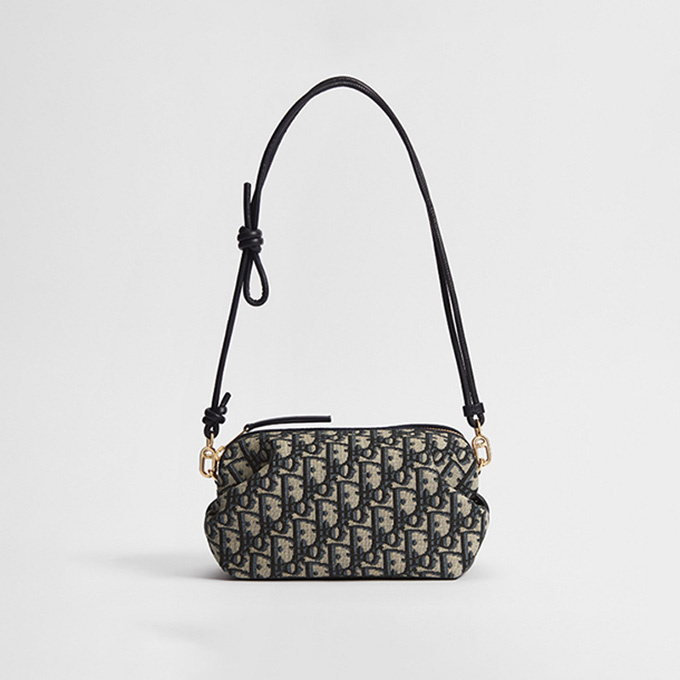 9a+ quality dior bow pouch oblique jacquard crossbody bag